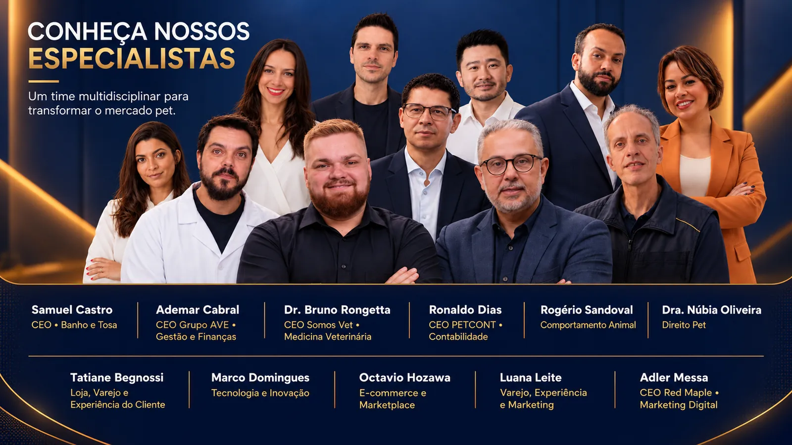 Professores da Universidade Pet