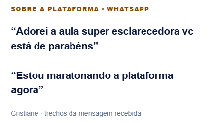 Depoimento de aluno da Universidade Pet