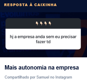Depoimento de aluno da Universidade Pet